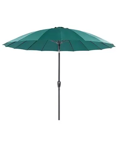 Sombrilla de jardín 255 cm BAIA Verde esmeralda - Jardín y balcón