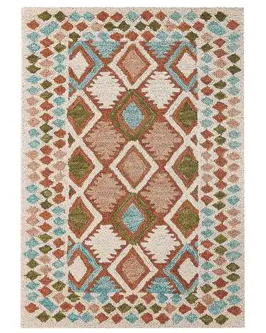 Alfombra ERMENEK Multicolor 160 x 230 cm Lana - Accesorios decorativos