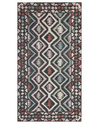 Alfombra HAYMANA Multicolor 80 x 150 cm Lana - Accesorios decorativos