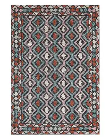 Alfombra HAYMANA Multicolor 140 x 200 cm Lana - Accesorios decorativos