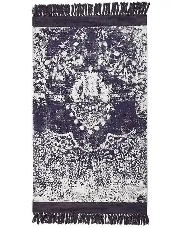 Alfombra AKARSU Violeta 80 x 150 cm Viscosa - Accesorios decorativos
