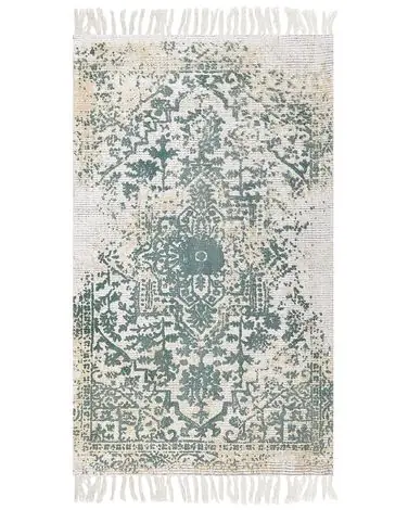 Alfombra BOYALI Beige claro 80 x 150 cm Viscosa - Accesorios decorativos