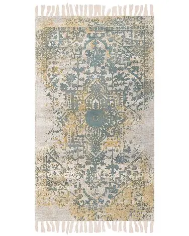 Alfombra BOYALI Verde oscuro 80 x 150 cm Viscosa - Accesorios decorativos