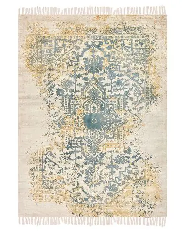 Alfombra BOYALI Verde oscuro 140 x 200 cm Viscosa - Accesorios decorativos
