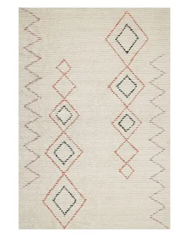 Alfombra GUWAHATI Beige 140 x 200 cm Algodón - Accesorios decorativos