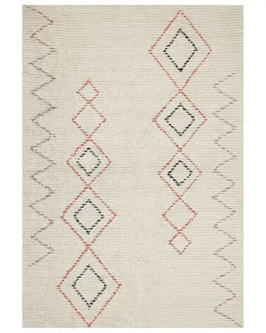Alfombra GUWAHATI Beige 160 x 230 cm Algodón - Accesorios decorativos