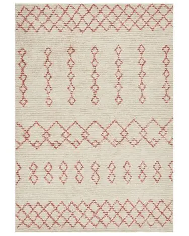 Alfombra BUXAR Beige 160 x 230 cm Algodón - Accesorios decorativos