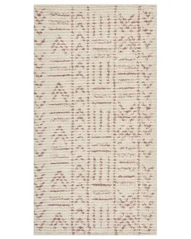Alfombra EDIRNE Beige 80 x 150 cm Algodón - Accesorios decorativos