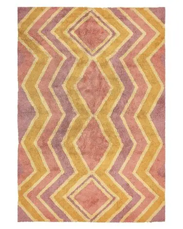 Alfombra CANAKKALE Multicolor 140 x 200 cm Algodón - Accesorios decorativos