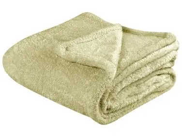 Blanket NAMDU 125 x 150 cm Olive Green - Home Accessories