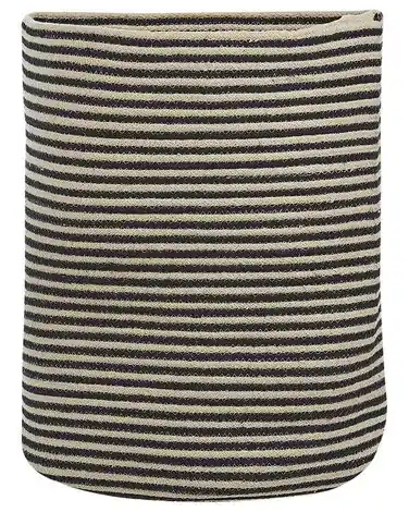 Basket YERKOY Cotton Black - Home Accessories