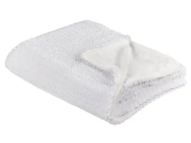 Blanket BJAS 150 x 200 cm White - Home Accessories