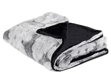 Blanket KOSI 150 x 200 cm Light Grey - Home Accessories