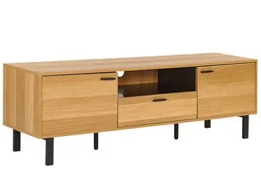 TV Stand CLAREMONT Light Brown - Living Room