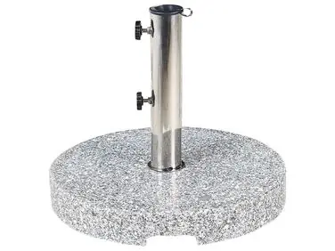 Base para sombrilla CEGGIA Gris Redonda 25 kg - Jardín y balcón