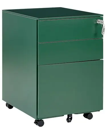 Storage Unit CAMI Metal Green - Home Office