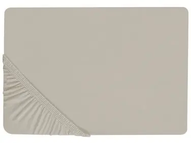 Sábana bajera JANBU Algodón 140 x 200 cm Gris pardo - Accesorios decorativos
