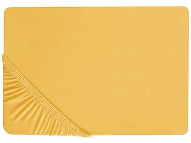 Sábana bajera JANBU Algodón 200 x 200 cm Mostaza - Accesorios decorativos