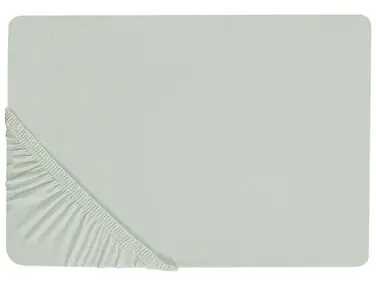 Sábana bajera JANBU Algodón 140 x 200 cm Verde claro - Accesorios decorativos