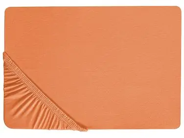 Sábana bajera JANBU Algodón 180 x 200 cm Naranja - Accesorios decorativos