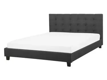 Waterbed Fabric LA ROCHELLE 140 x 200 cm (EU Double) Dark Grey - Bedroom