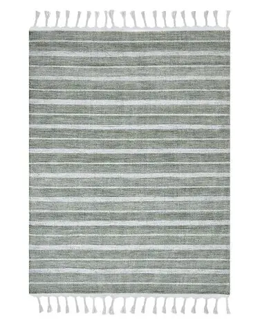Alfombra BADEMLI Verde oscuro 140 x 200 cm - Accesorios decorativos