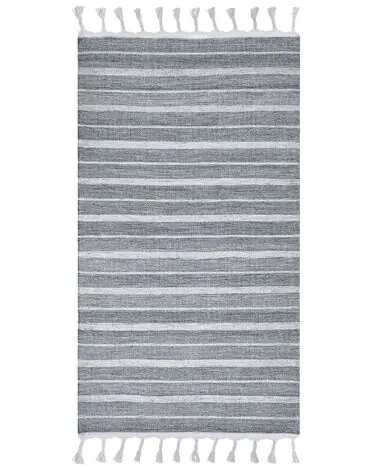 Alfombra BADEMLI Gris claro 80 x 150 cm - Accesorios decorativos