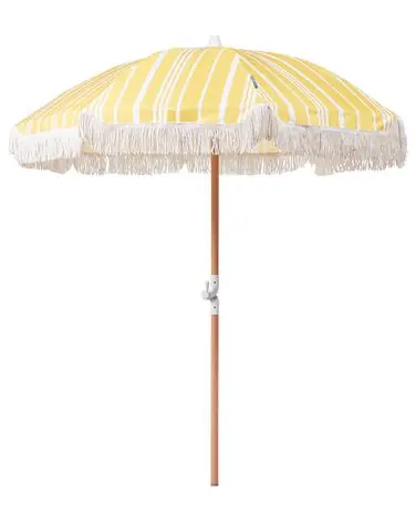 Sombrilla de jardín 150 cm MONDELLO Amarillo - Jardín y balcón