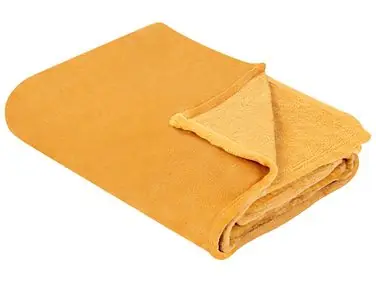 Blanket BAYBURT 200 x 220 cm Orange - Home Accessories