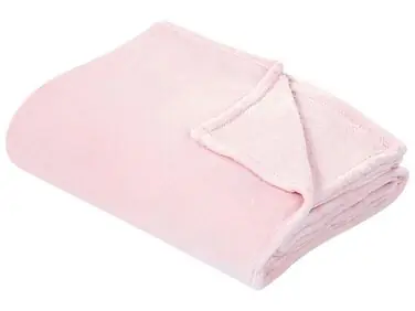 Blanket BAYBURT 150 x 200 cm Pink - Home Accessories