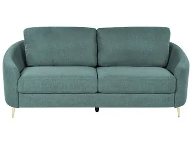 Sofa 3 Seater TROSA Fabric Green - Living Room