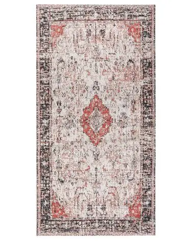 Alfombra ATTERA Beige 80 x 150 cm Algodón - Accesorios decorativos