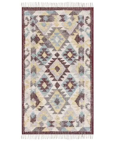 Alfombra FENER Multicolor 80 x 150 cm Yute - Accesorios decorativos