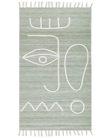 Alfombra de exterior YAVU Verde claro 80 x 150 cm - Accesorios decorativos
