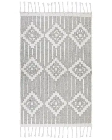 Alfombra de exterior TABIAT Gris 140 x 200 cm - Accesorios decorativos