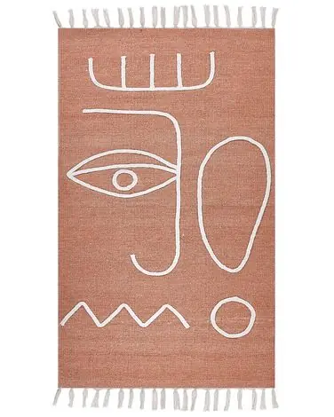 Alfombra de exterior YAVU Rojo claro 80 x 150 cm - Accesorios decorativos