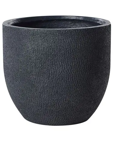 Plant Pot KANNIA 36 cm Graphite Grey - Garden & Balcony