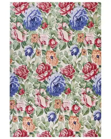 Alfombra FARWAN Multicolor 200 x 300 cm Algodón - Accesorios decorativos