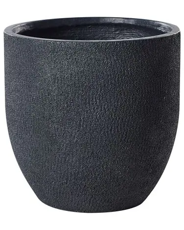 Plant Pot KANNIA 46 cm Graphite Grey - Garden & Balcony