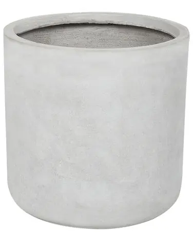Plant Pot MESSENE 34 cm Light Grey - Garden & Balcony