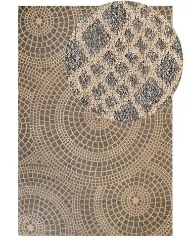 Alfombra ARIBA Gris Beige 200 x 300 cm Yute - Accesorios decorativos
