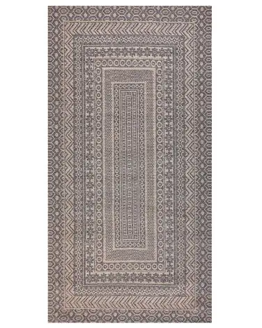 Alfombra BAGLAR Gris 80 x 150 cm Yute - Accesorios decorativos