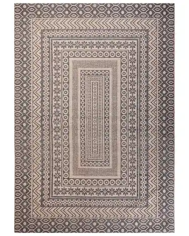 Alfombra BAGLAR Gris 160 x 230 cm Yute - Accesorios decorativos