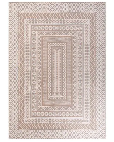 Alfombra BAGLAR Blanco 160 x 230 cm Yute - Accesorios decorativos