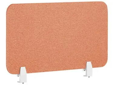 Desk Screen WALLY 72 x 40 cm Light Red - Home Office
