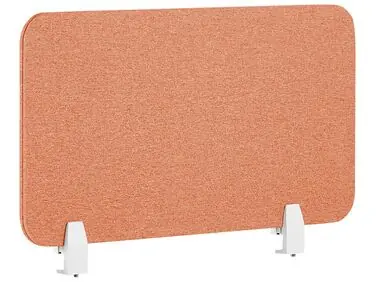 Desk Screen WALLY 80 x 40 cm Light Red - Home Office