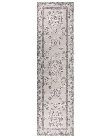 Alfombra GOLLER Beige 80 x 300 cm Algodón - Accesorios decorativos