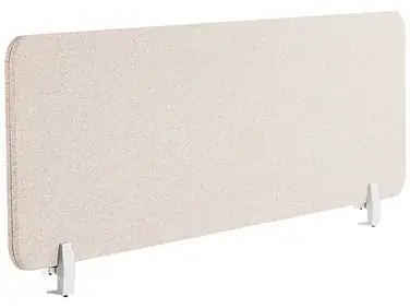 Desk Screen WALLY 160 x 40 cm Beige - Home Office