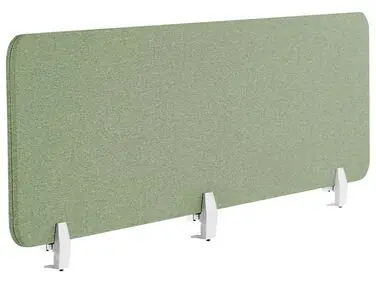 Desk Screen WALLY 180 x 40 cm Green - Home Office