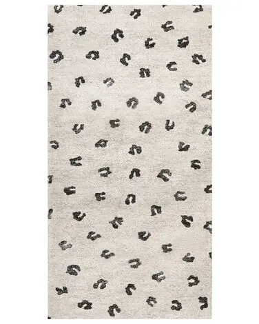 Alfombra AFIS Beige 80 x 150 cm Algodón - Accesorios decorativos